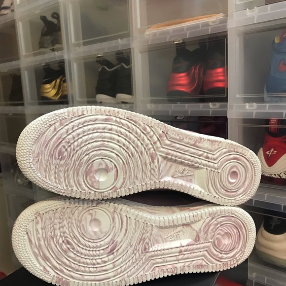 NIKE AIR FORCE 1 07 LV8 LEATHER ELEMENTAL ROSE - Picture 6 of 6